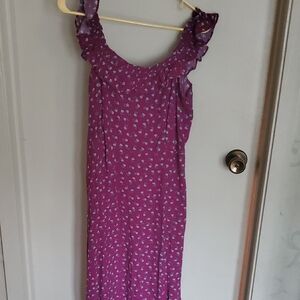 Purple Floral Dress